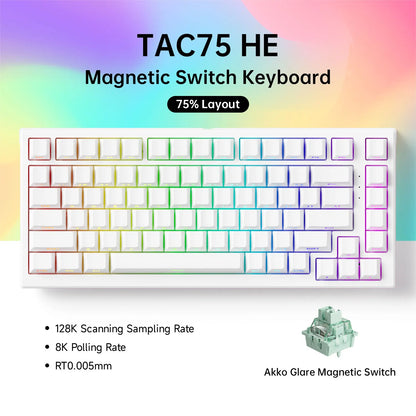 AKKO TAC75 HE 75% TECLADO MAGNÉTICO