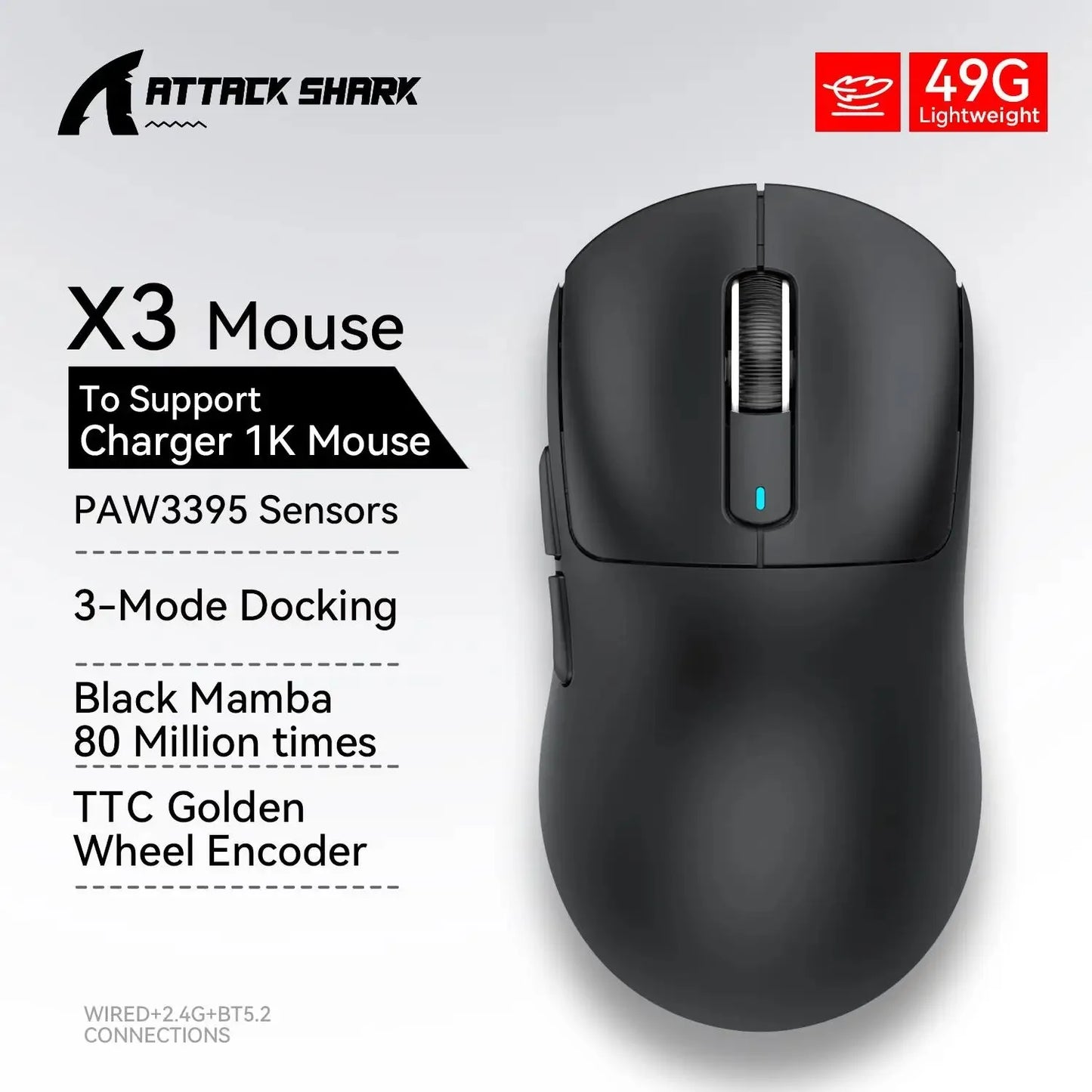 ATTACK SHARK X3 Wireless