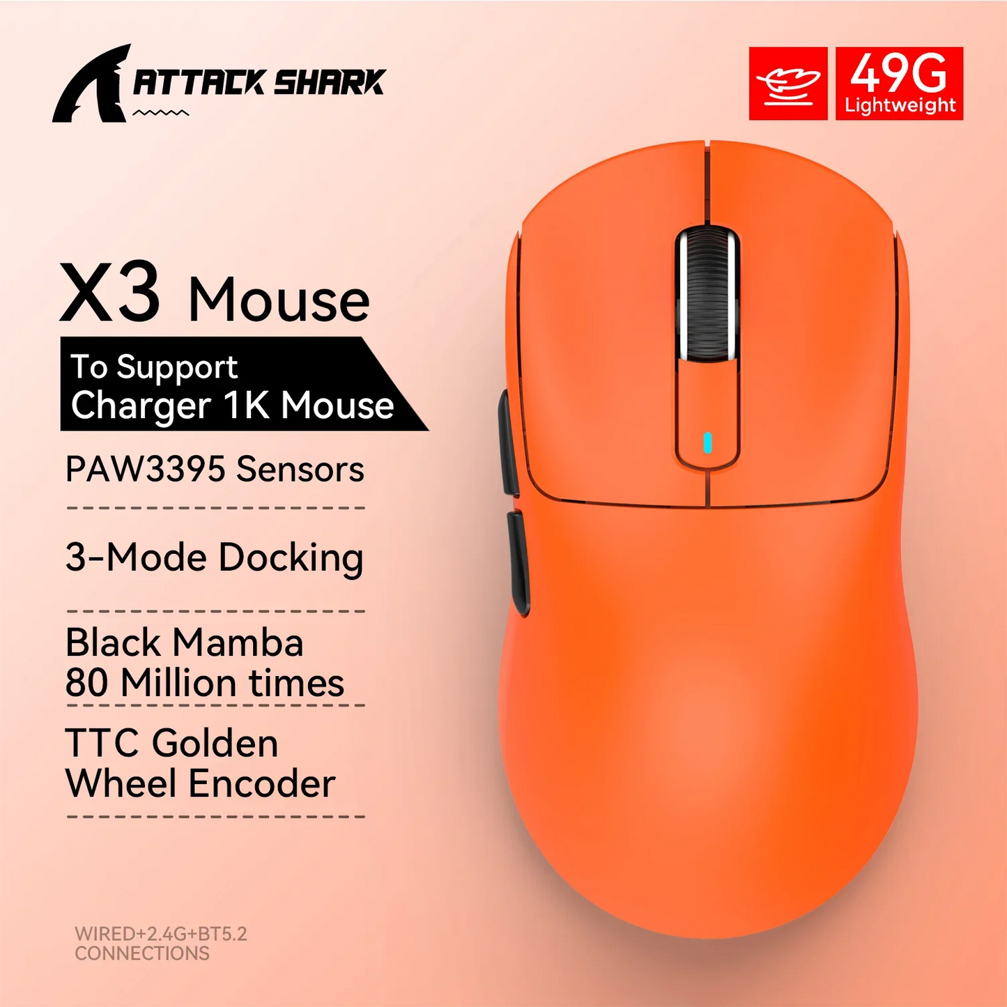 ATTACK SHARK X3 Wireless