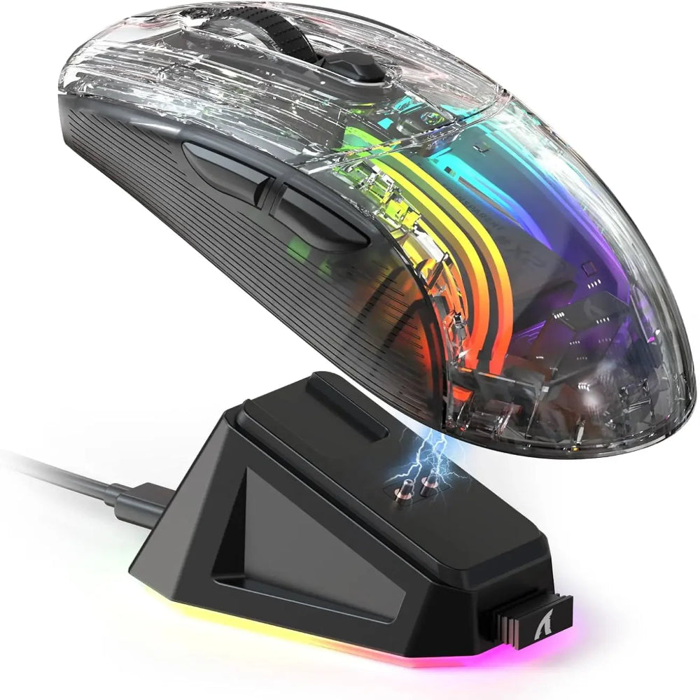 ATTACK SHARK X2Pro Transparent Wireless Mouse